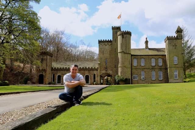 Terry outside his stunning home in Halifax, which was the winning home on the I Own Britain’s Best Home tv show.