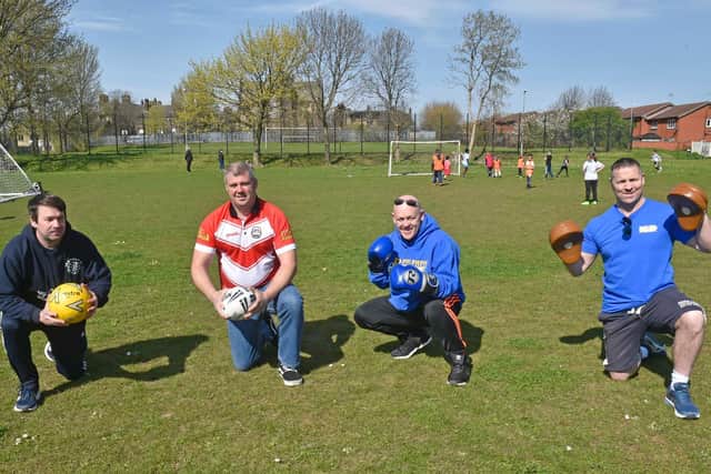 Saxon Football Club, East Leeds Community Sports Club and Bethlehem Boxing Club are coming together to create a sports hub for children in LS9. Picture: Steve Riding