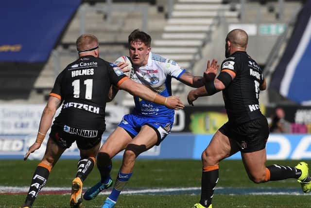 Liam Sutcliffe is another new addition to Rhinos' casualty list. Picture by Jonmathan Gawthorpe.