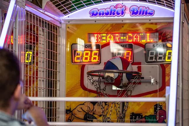 The ground floor will feature new arcade machines including basketball