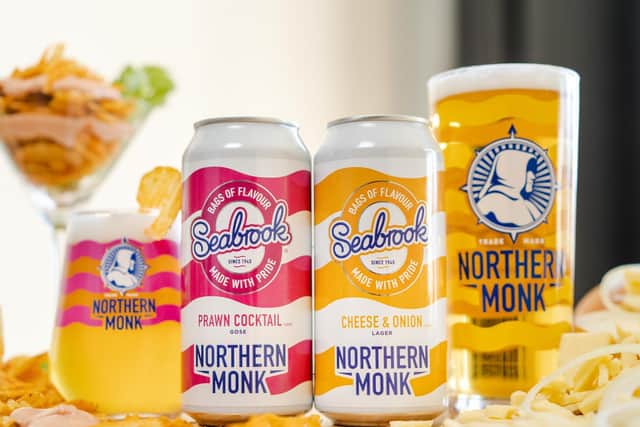 Taking inspiration from Seabrook's cheese and onion and prawn cocktail flavours, the recipes blend beer with tubs of the crisps