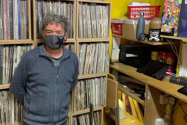Ian De Whytell, 63, has been the proud owner of Crash Records on the Headrow for more than 23 years.