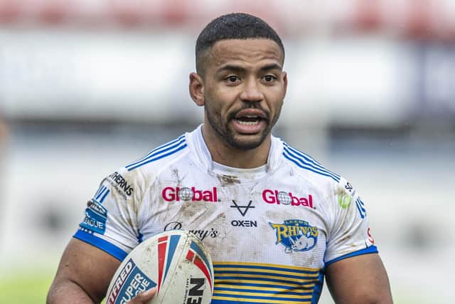 Kruise Leeming, the Leeds Rhinos hooker, has been called up to the England training camp. Picture: Tony Johnson/JPIMedia.