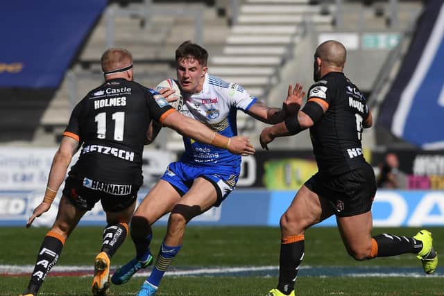 Liam Sutcliffe could return for Rhinos this week, following a knee injury. Picture by Jonathan Gawthorpe.
