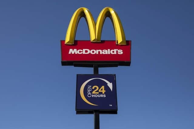 A McDonald's sign (photo: Dan Kitwood/Getty Images).