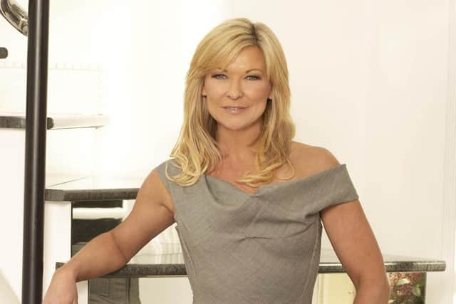 Actress Claire King who gave Melanie Blake her first job as a celebrity agent.