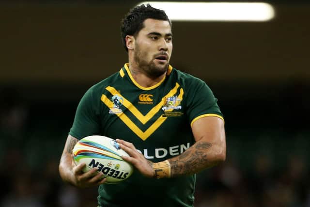 Test star: Former Australia forward Andrew Fifita. Picture: Lynne Cameron PA Wire.