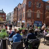 People have been enjoying spending time in Leeds city centre this week as restrictions were lifted (photo: Bruce Rollinson)