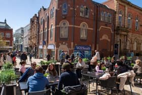 People have been enjoying spending time in Leeds city centre this week as restrictions were lifted (photo: Bruce Rollinson)
