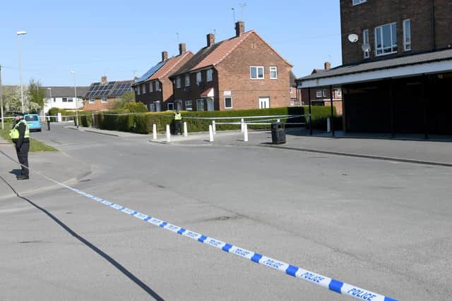A police cordon which surrounded the scene on Wednesday morning has since been removed.