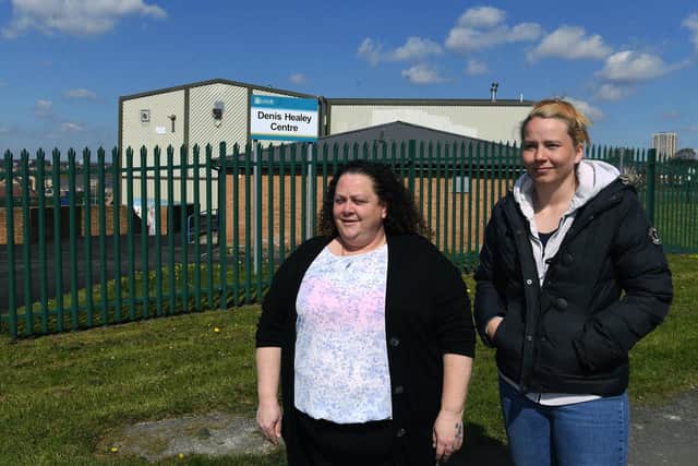 Stacey Hubbard and Cat Dunwell from Seacroft Community On Top, which is based at the Denis Healey Centre.