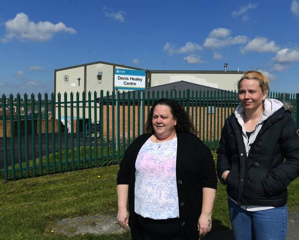 Stacey Hubbard and Cat Dunwell from Seacroft Community On Top, which is based at the Denis Healey Centre.