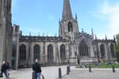 The church bells chimed at 3pm in Sheffield to mark the start of the minute silence, held across the country.