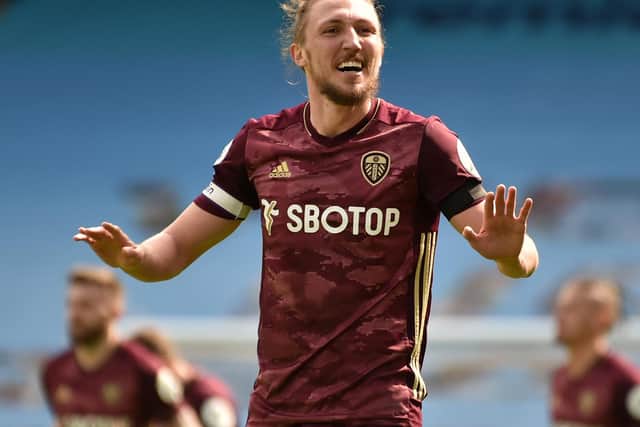 JUST THREE POINTS: Says Whites defender Luke Ayling, be it against Manchester City or - if Leeds United get their way - Liverpool. Photo by Rui Vieira - Pool/Getty Images.