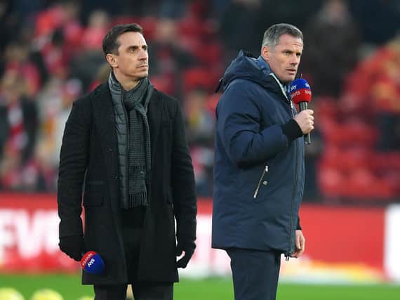 Gary Neville and Jamie Carragher have opposed the new European Super League plans. Pic: Getty