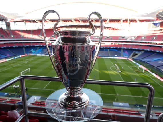 The Champions League trophy. Pic: Getty