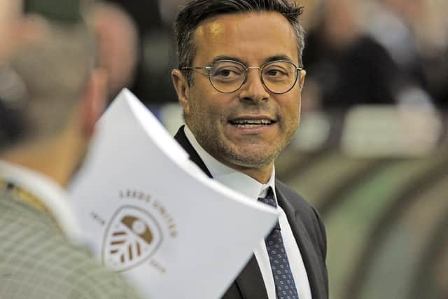 Leeds United owner Andrea Radrizzani. Pic: Jonathan Gawthorpe