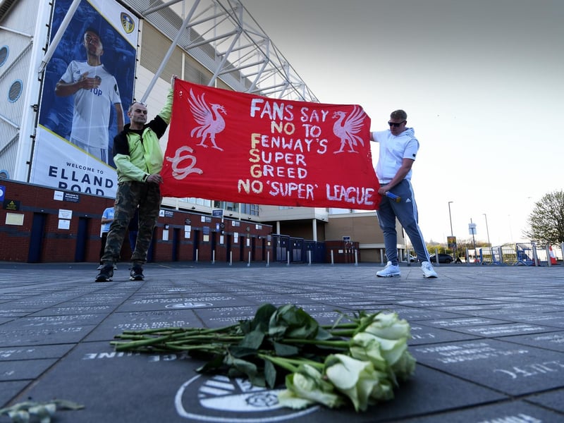 Tonight's visitors to Elland Road are one of the six clubs who have declared themselves founder members of the breakaway competition, along with Manchester United, Manchester City, Tottenham Hotspur, Arsenal and Chelsea.