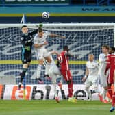 PUNCH UP - Leeds United went toe-to-toe with another Premier League big boy and more than held their own. The draw was a blow to European Super League founding member Liverpool, struck on behalf of football. Pic: Simon Hulme.