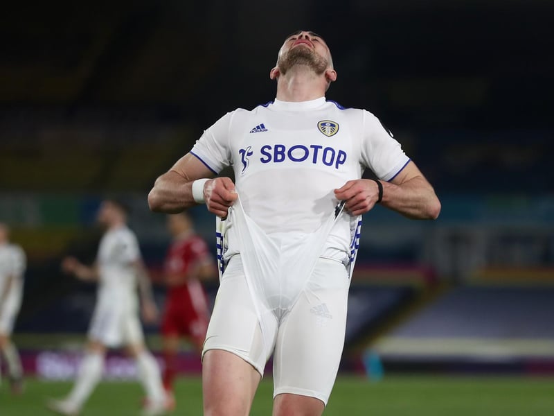 6 - Switched off for Liverpool's opener and didn't help Alioski as much as he should have. Some wasteful play in the final third, some nice moments.
Photo by Lee Smith - Pool/Getty Images.