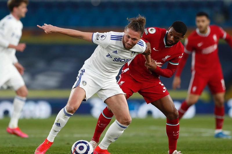 7 - Some good football, nice passing and important defensive work but the flanks were a problem for Leeds. Photo by Paul Ellis - Pool/Getty Images.