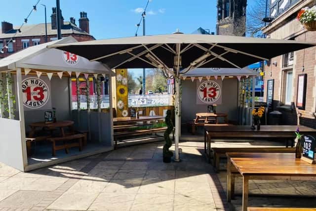 The Hyde Park is open for business again with its own beer garden