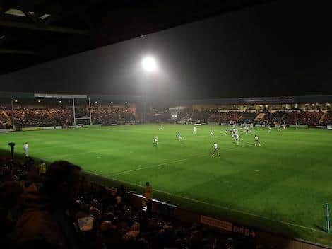 Rochdale staged a World Cup game between Fiji and Ireland in 2013. Picture by Vaughn Ridley/SWpix.com.
