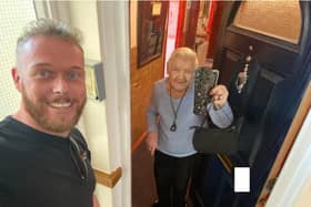 Paul Young reunited the lost purse with its 93-year-old owner