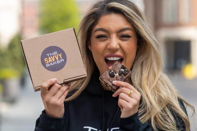 The Savvy Baker brownies will be sold in three set boxes, at a price of £11 each or £20 for two (photo: James Hardisty)