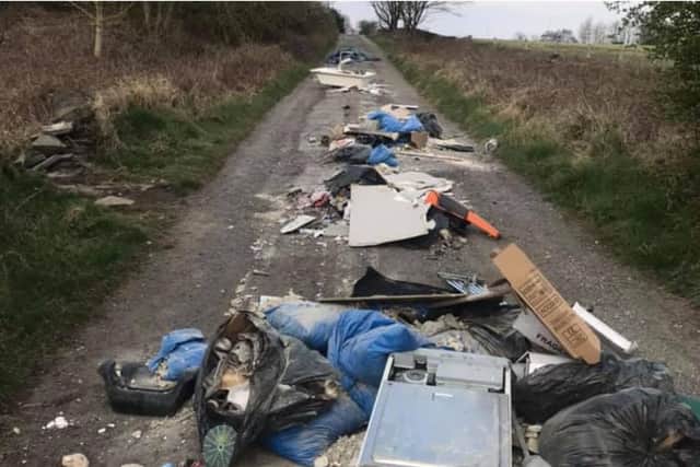 Speaking to the YEP on Sunday, Lisa said: "I saw it this morning walking the dog and just felt angry that people disrespect the spaces we have and feel sorry for the residents who have to move it to get out of their homes."