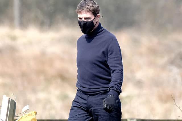 Tom Cruise in North Yorkshire Today - Picture by Richard Ponter