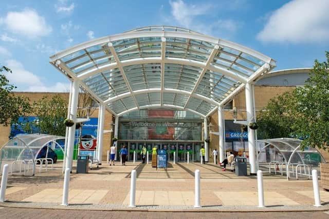 The White Rose Shopping Centre.