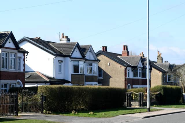 A new five per cent deposit scheme has been announced for home buyers in Leeds. Pictured: The east Leeds suburb of Whitkirk.
