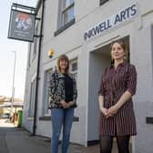 Arts and catering worker Bev Rhodes and community arts co-ordinator Anna Ridley outside Inkwell Arts in Chapel Allerton. Picture: Tony Johnson