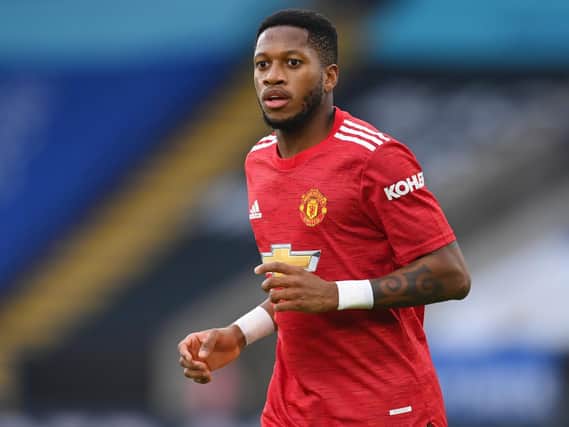Manchester United midfielder Fred. Pic: Getty