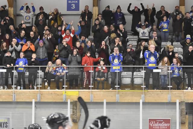Leeds hockey fans showed up in promising numbers beore the pandemic cut the 2019-20 season short. Picture: Mark Ferriss.