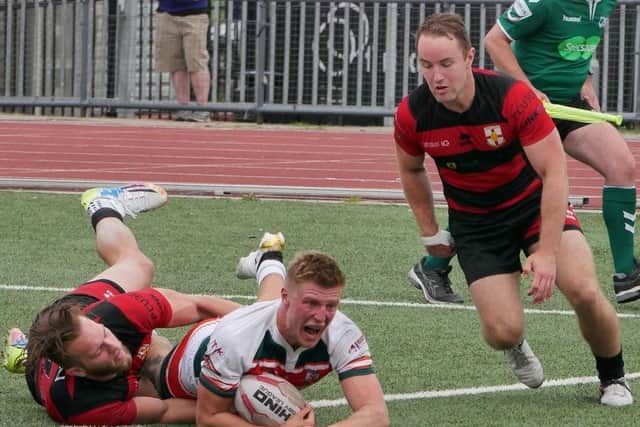Will Cooke, pictured during a previous spell at Hunslet, is set to miss the start of League One. Picture by Paul Johnson