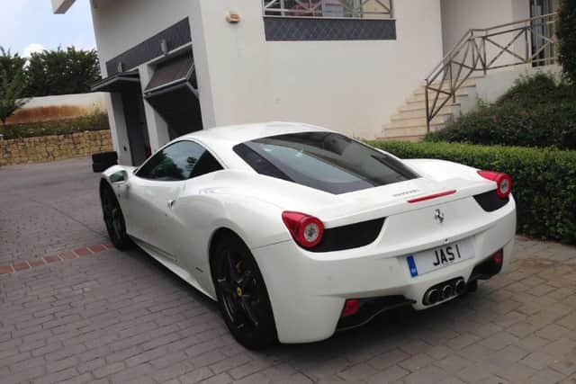 Ferrari once owned by fraudster Jason Butler