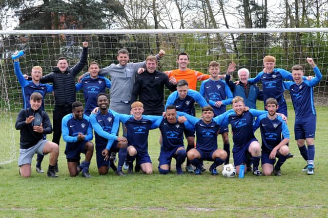 Leeds Combination League Division 1 champions Wykebeck Arms. Picture: Steve Riding.