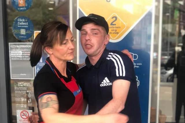 Shelagh Wheeldon and Josh Ellis