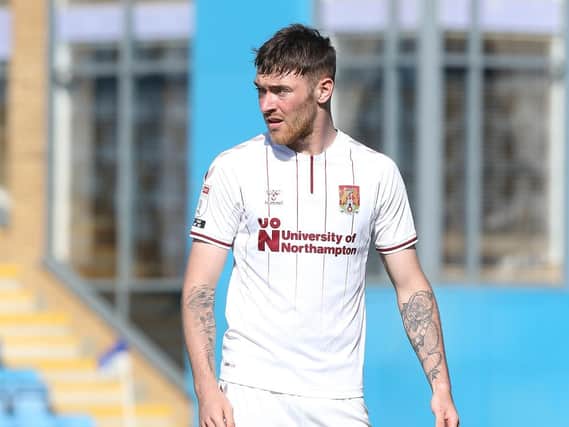 Leeds United loanee Ryan Edmondson in action for Northampton Town. Pic: Getty