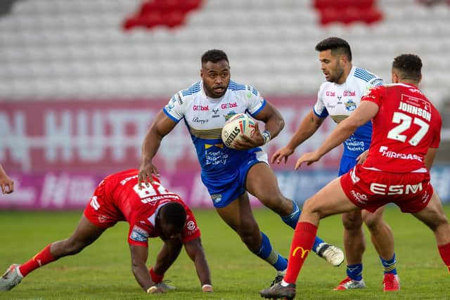 POSITIVE: King Vuniyayawa's performance in the defeat to Hull KR at Craven Park was a rare highlight for the visitors.  Picture: Bruce Rollinson