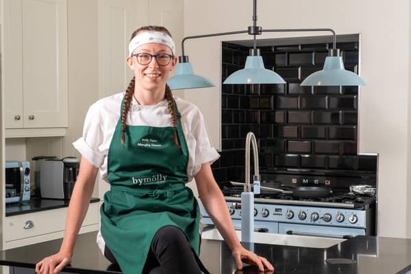 24-year-old Molly Payne, who runs high-end food delivery business ByMolly with her partner Charlotte