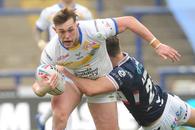 Our jurors were disappointed to see Jack Broadbent, above, relegated to the bench for last Friday’s 26-6 defeat at Hull KR. Picture: Steve Riding.