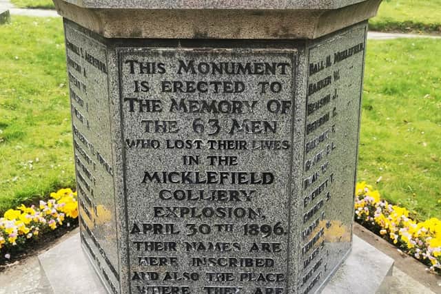 The  memorial to the victims outside  St Mary’s Church, Micklefield.