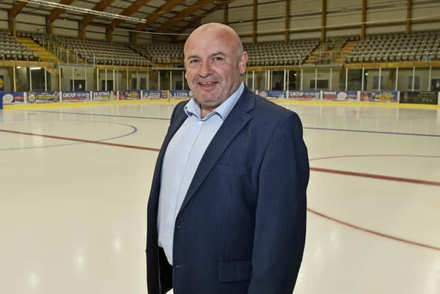 KEY PIECES: Steve Nell, new owner of Leeds' NIHL National team owner. Picture Steve Riding.