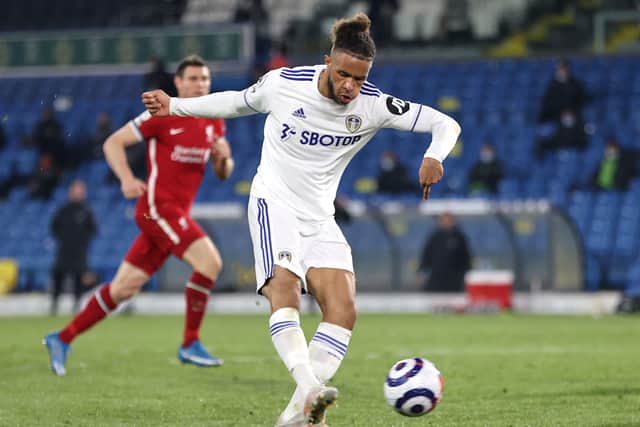 Leeds United fans would love to see Tyler Roberts score his first Premier League goal, against Brighton on Saturday. Picture: Clive Brunskill/PA Wire.