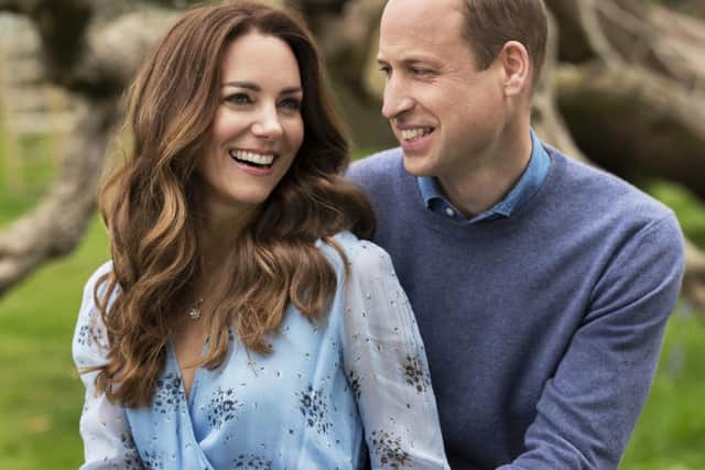 Handout photo of The Duke and Duchess of Cambridge taken at Kensington Palace this week to mark their 10th wedding anniversary (Photo: Chris Floyd/Camera Press)