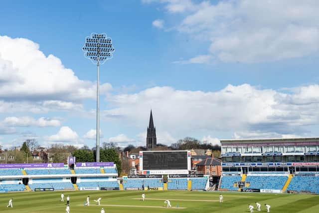 Yorkshire begin their latest County Championship encounter by taking on Northamptonshire at Headingey. Picture by Allan McKenzie/SWpix.com