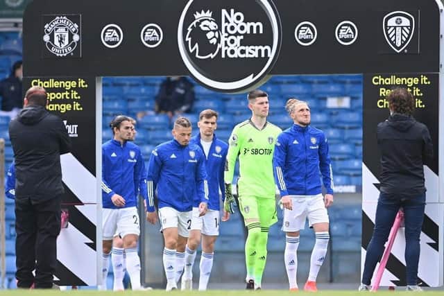Leeds United and the rest of English football have united for a social media boycott in response to racist abuse directed at players and others (Photo: Getty)